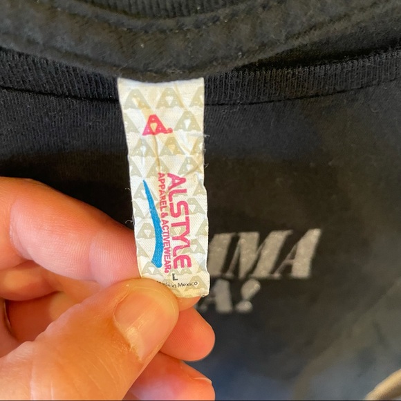 Mama Mia Black Short Sleeve Tee Small - Picture 4 of 5